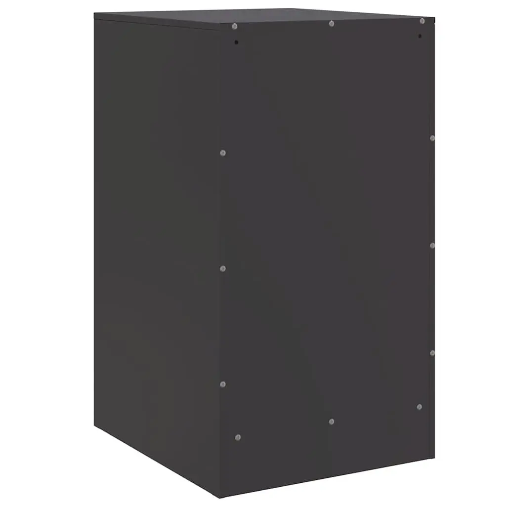Bedside Cabinets Black 34.5x39x62cm Storage Nightstand Cabinet 2 Pieces