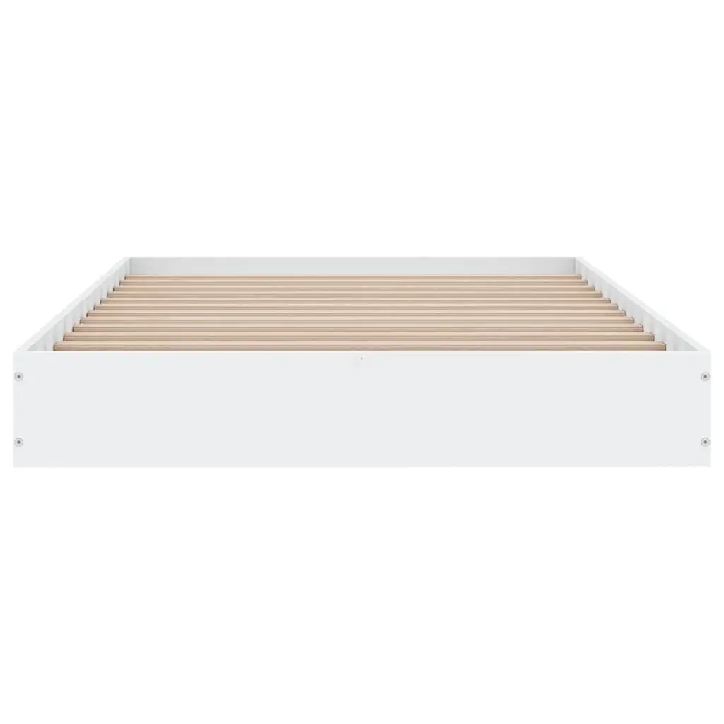 90x190 cm White Bed Frame