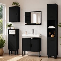 Your Perfect Bathroom Storage Solution in Black
