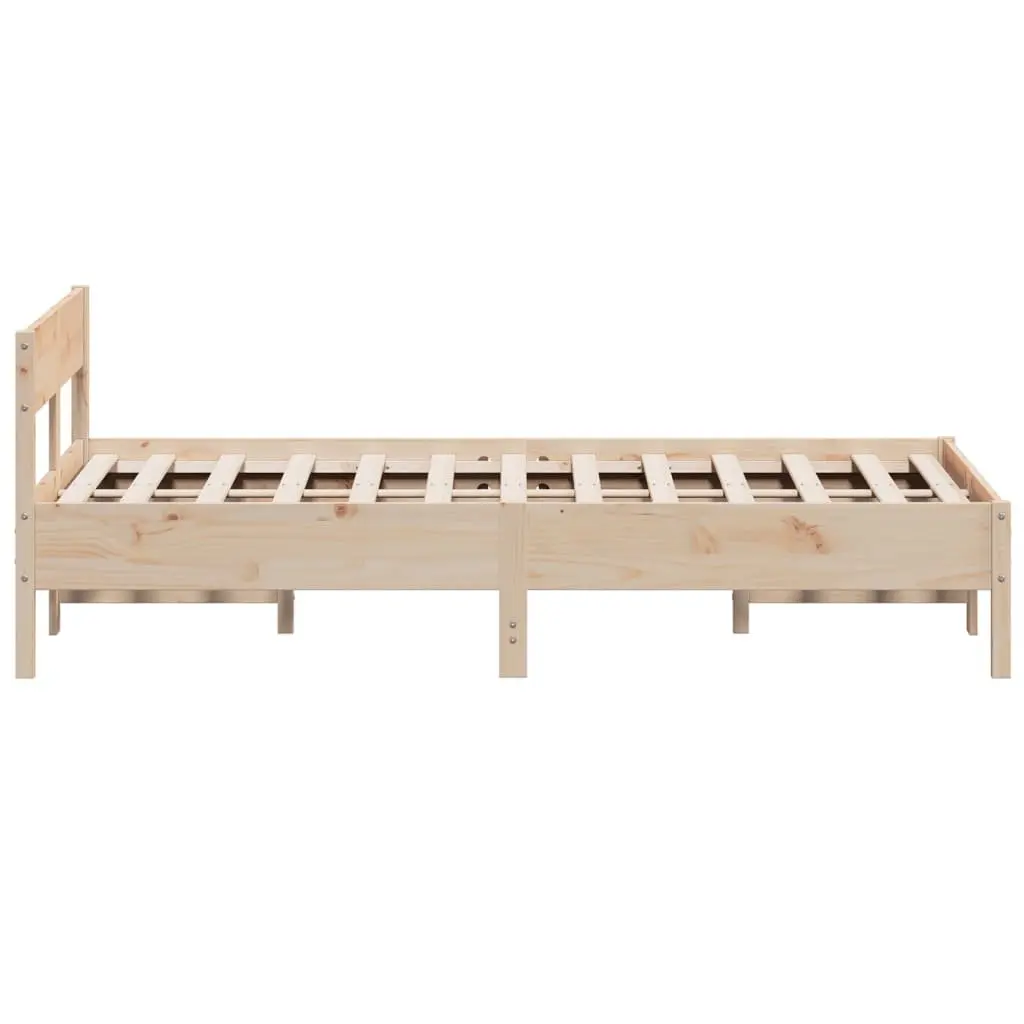Solid Pine Bed Frame 135x190 cm