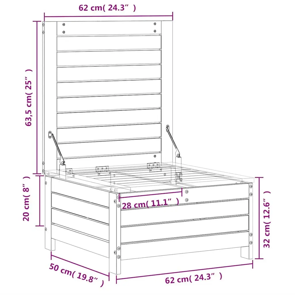 Outdoor Garden Footstool for Relaxation
