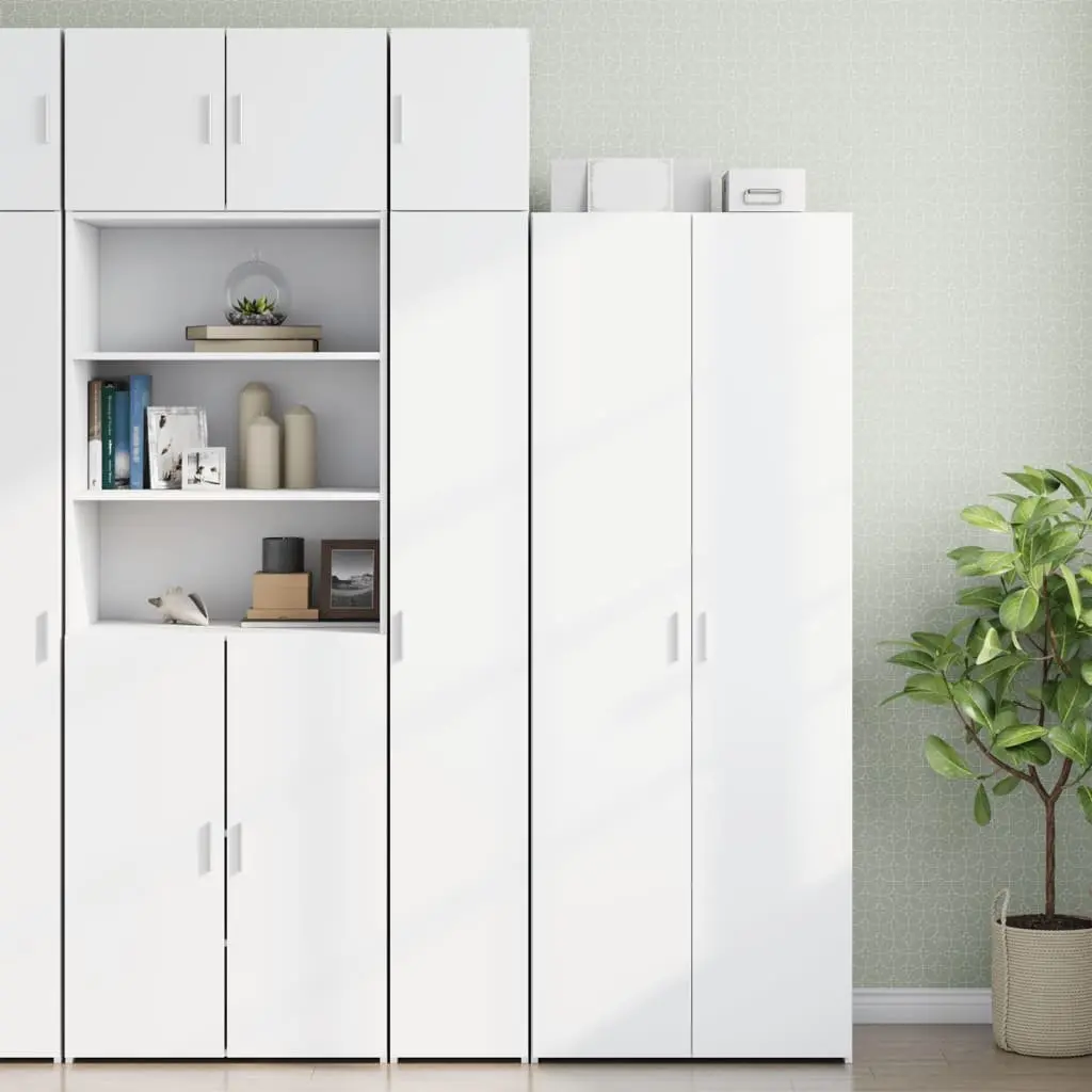White Floating Wall Cabinet for Easy Organization
