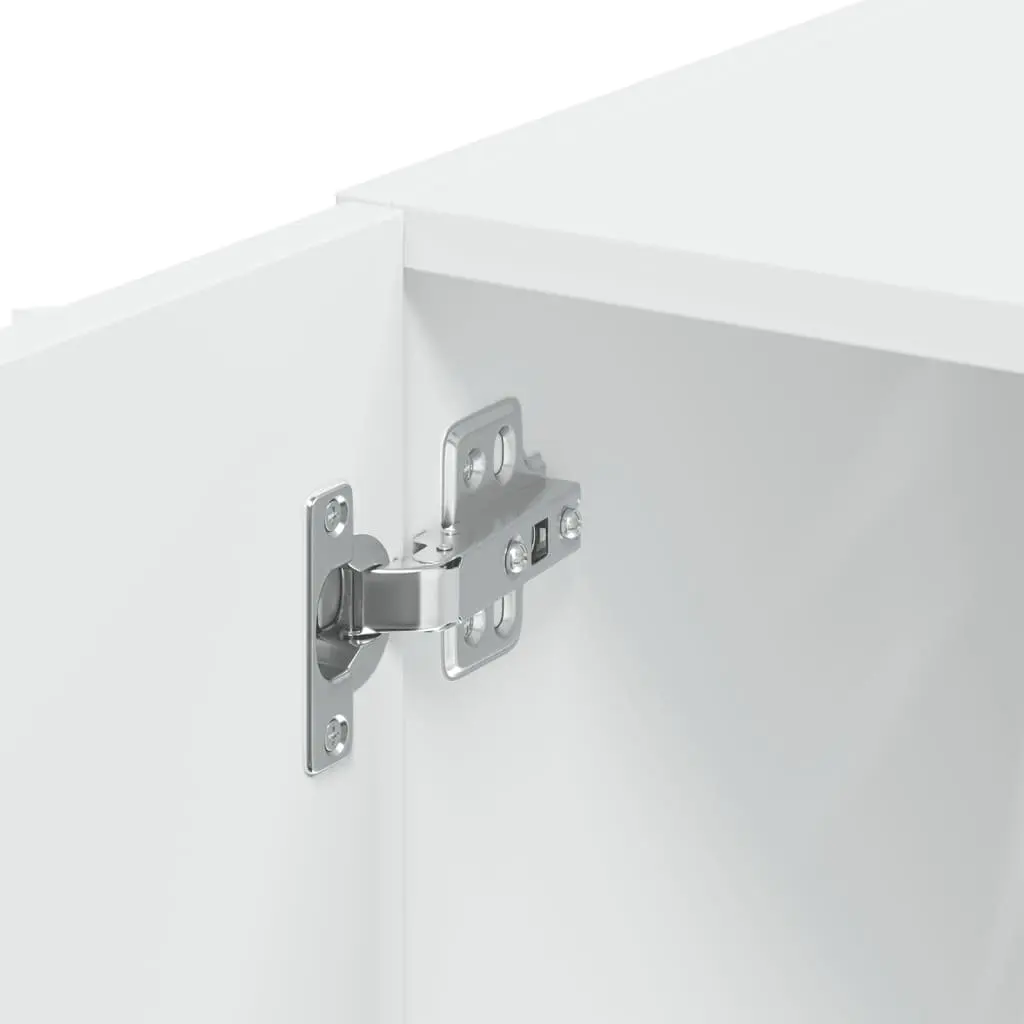 White Floating Wall Cabinet for Easy Organization