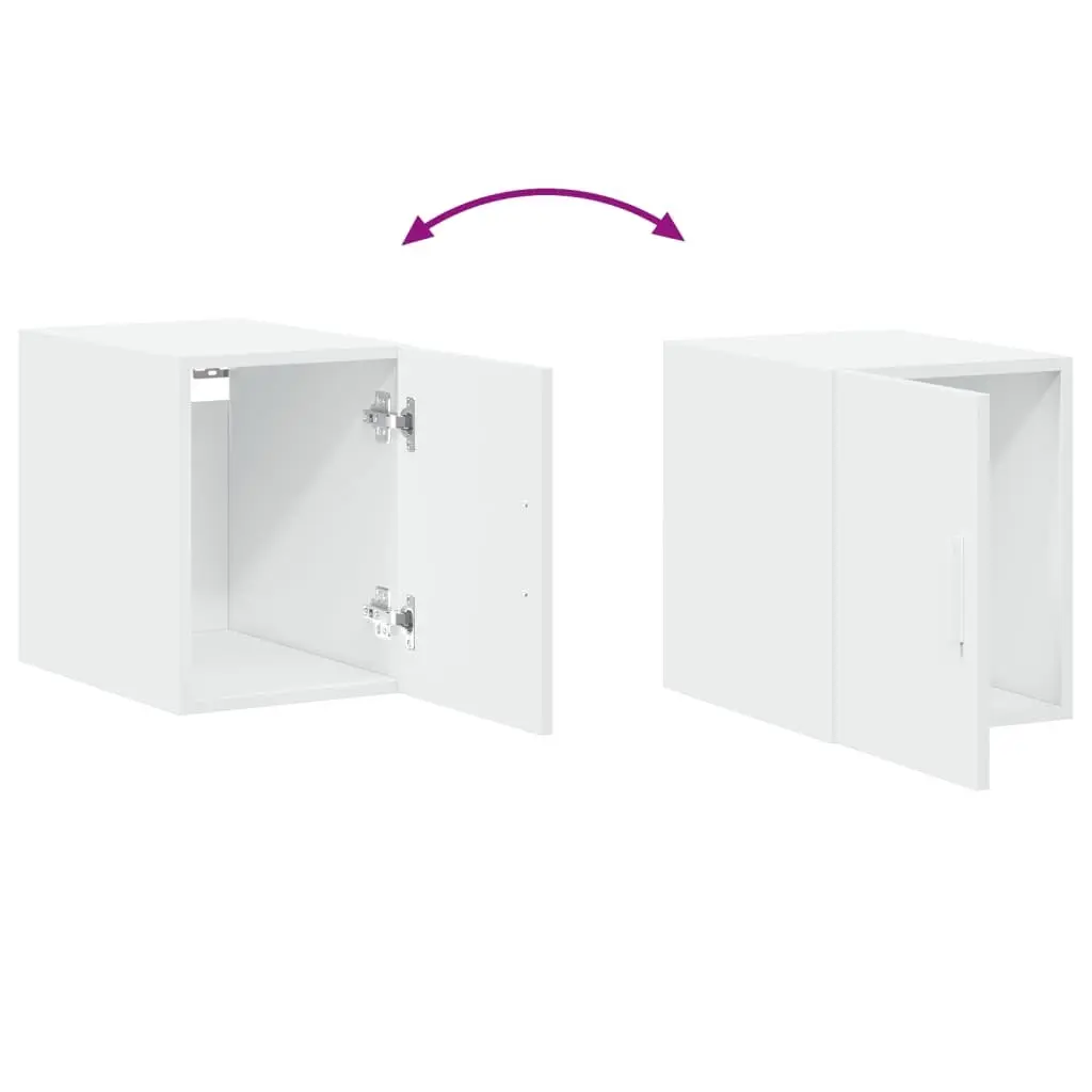 White Floating Wall Cabinet for Easy Organization