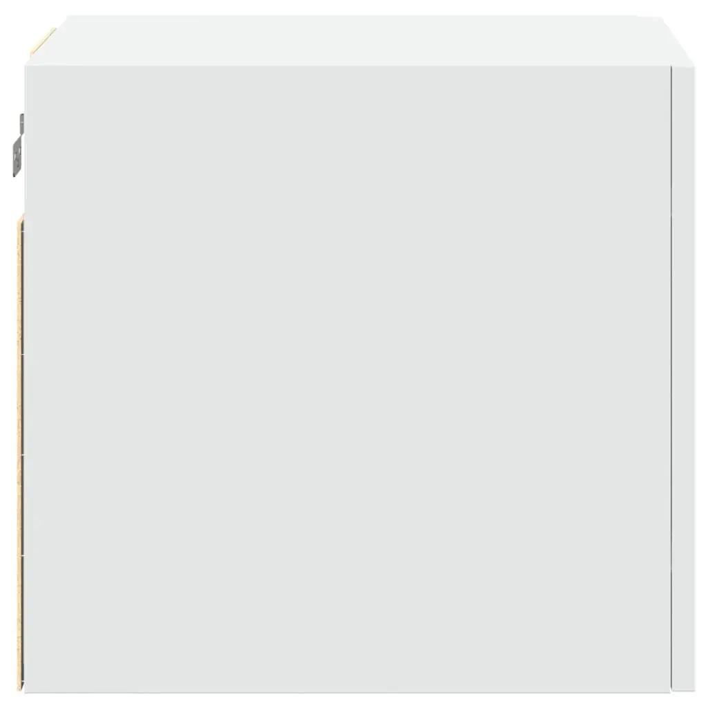 Engineered Wood Wall-Mounted Cabinet White Storage Unit 40x42.5x40cm