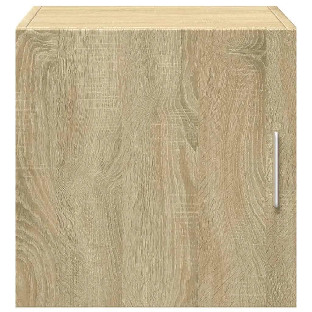 Wall Cabinet Brown Engineered Wood Floating Storage 40 x 42.5 x 40 cm