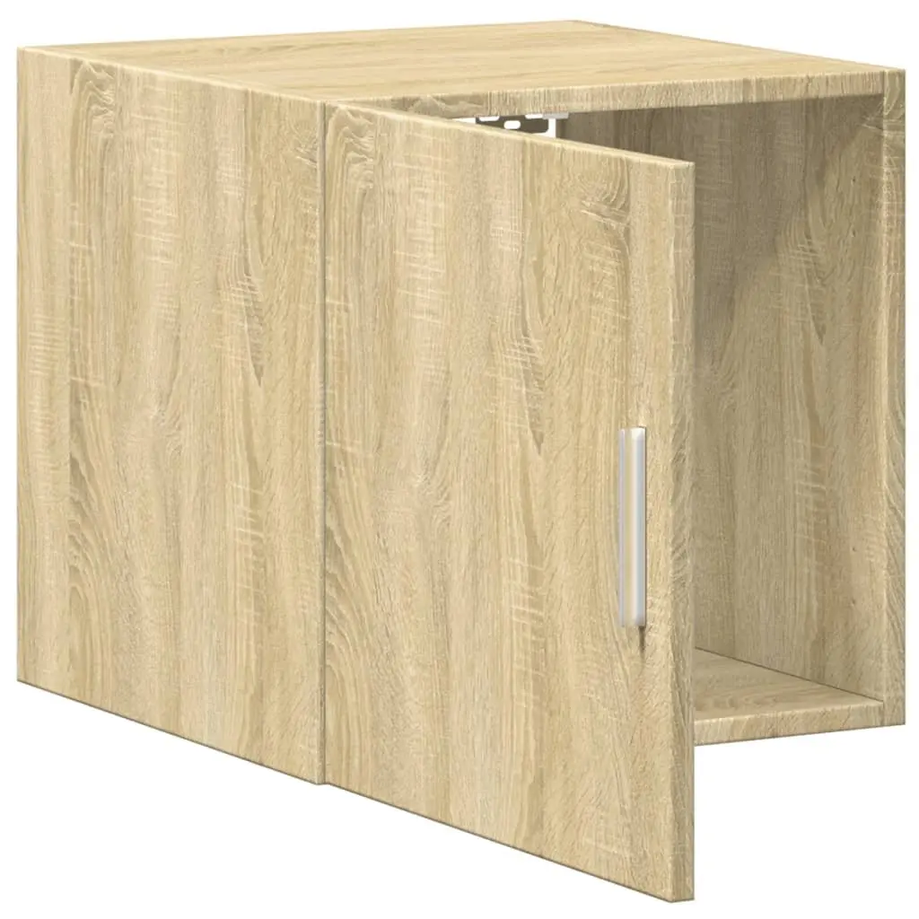 Wall Cabinet Brown Engineered Wood Floating Storage 40 x 42.5 x 40 cm