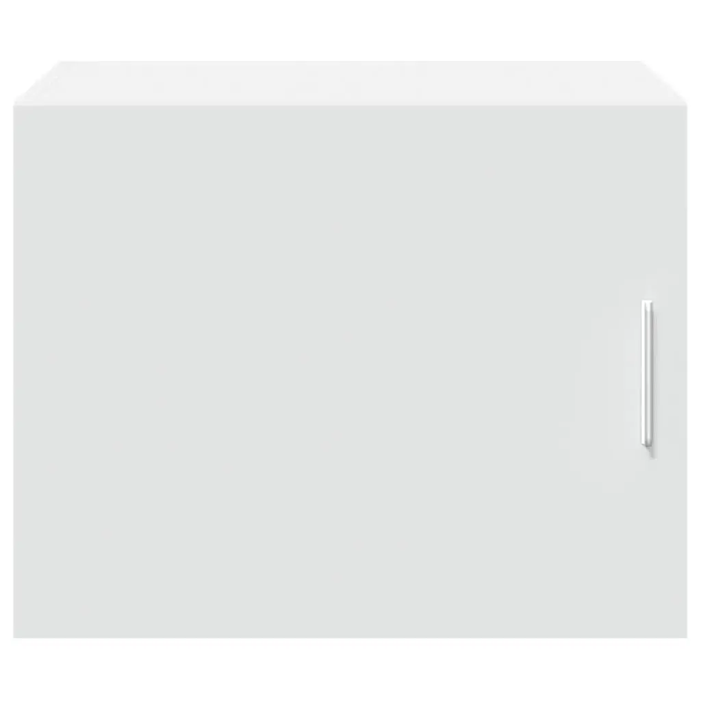 Wall Cabinet White Floating Storage Organizer 50 x 42.5 x 40 cm