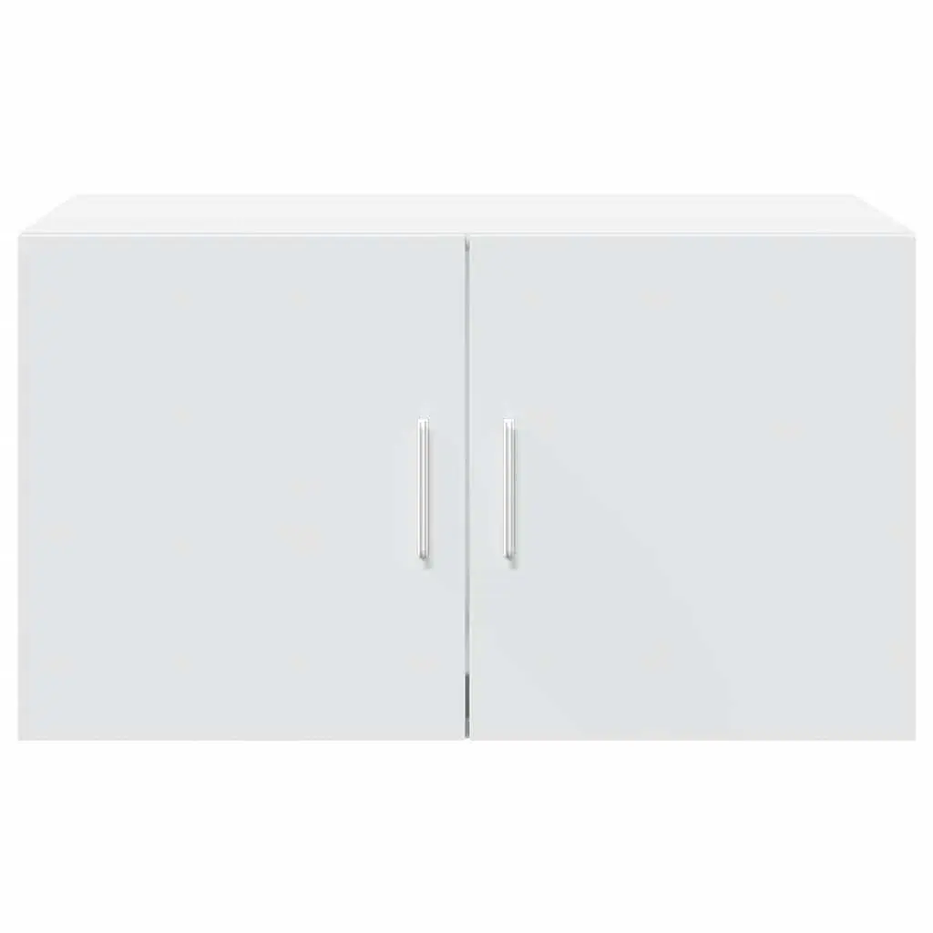 Wall Cabinet White Engineered Wood Storage Cabinet 70x42.5x40 cm