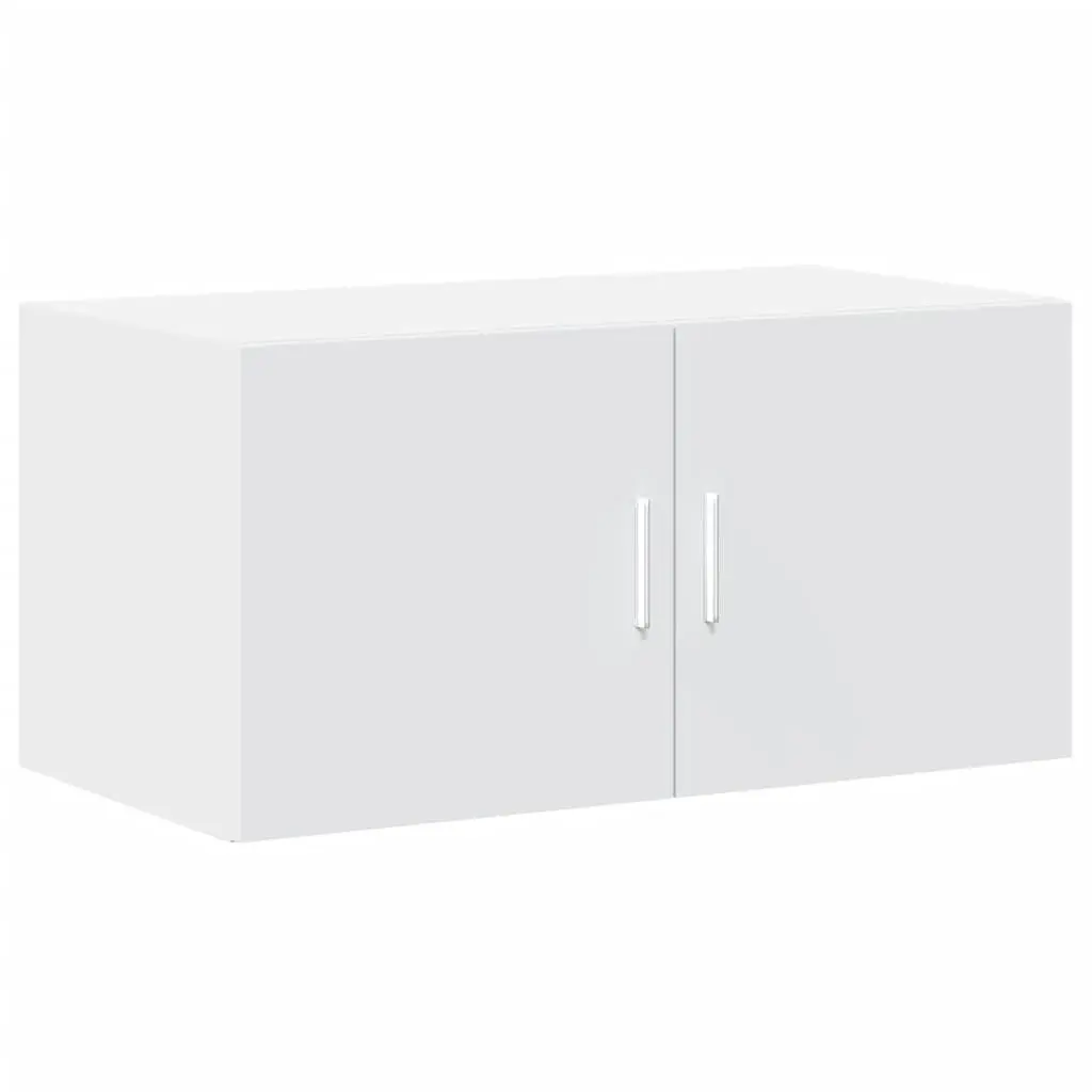 Wall Cabinet Storage Engineered Wood White 80 x 42.5 x 40 cm