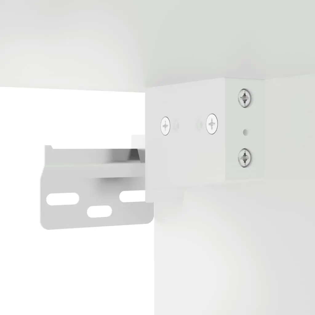 Wall Cabinet Storage Engineered Wood White 80 x 42.5 x 40 cm