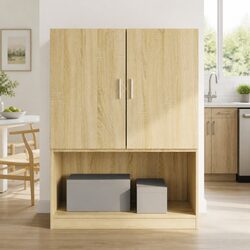 Friendly Brown Engineered Wood Storage Cabinet 80x42.5x64cm