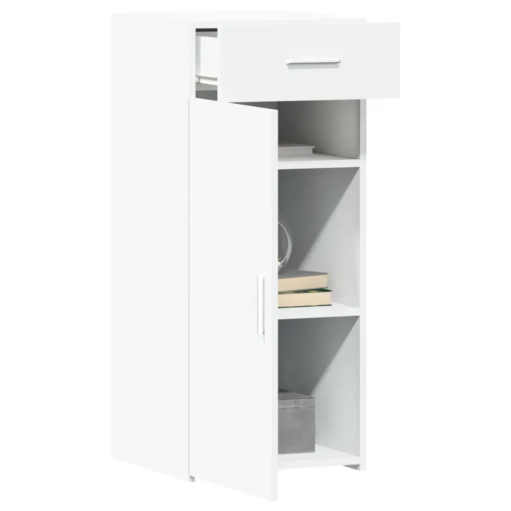 Sideboard Storage Cabinet White Engineered Wood 40 x 42.5 x 93 cm