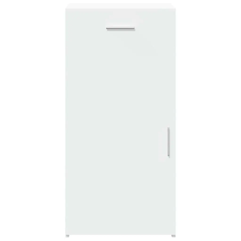 White Sideboard Cabinet Storage Cupboard with Drawer Door Engineered Wood