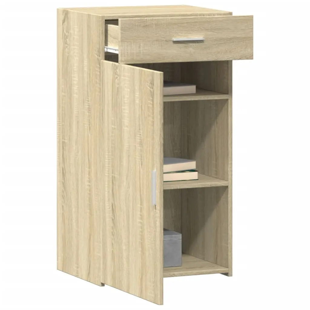 Sideboard Brown Engineered Wood 50x42.5x93 cm Storage Cabinet Cupboard