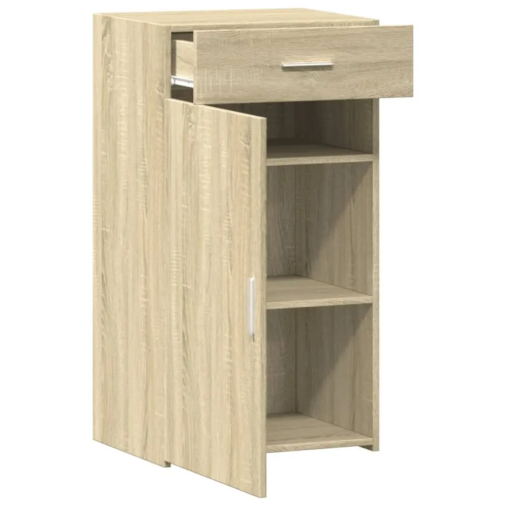 Sideboard Brown Engineered Wood 50x42.5x93 cm Storage Cabinet Cupboard