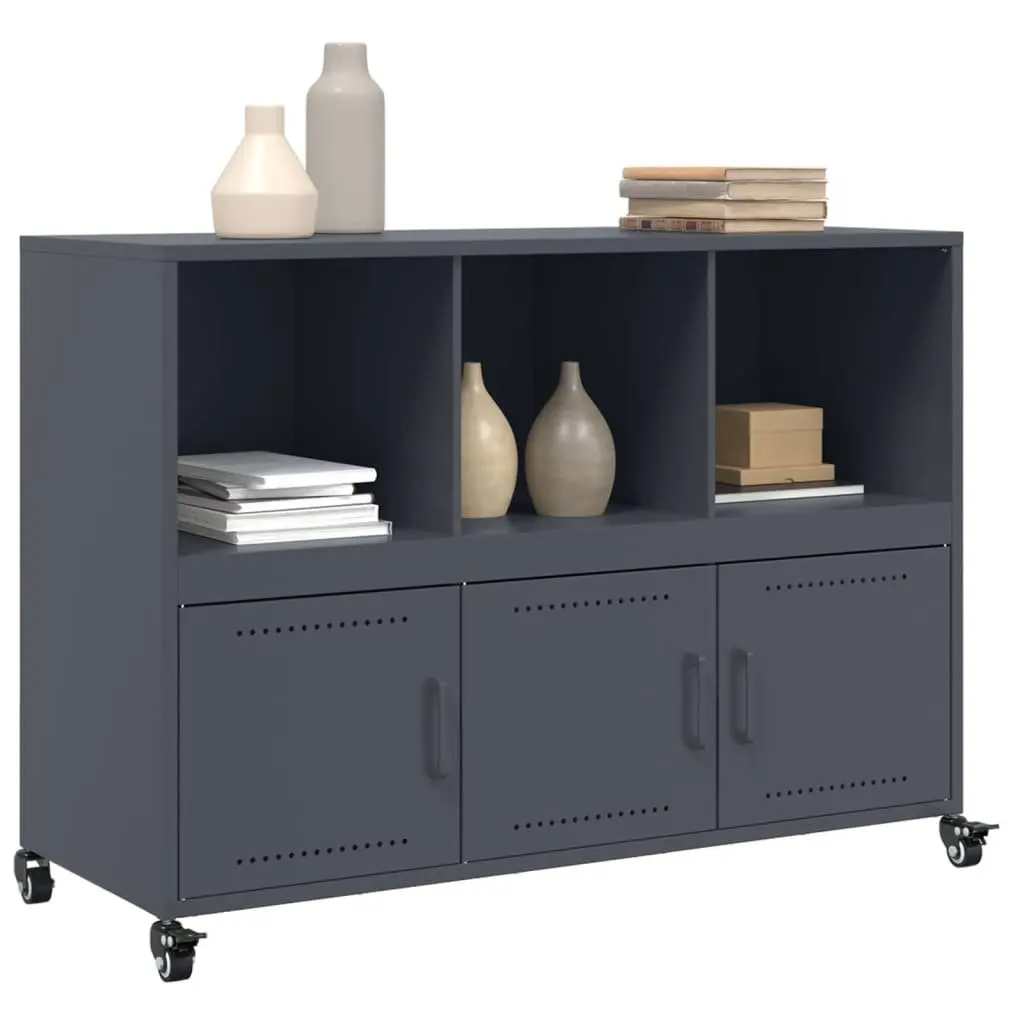 Sideboard Anthracite Steel Construction 100.5 x 39 x 72 cm