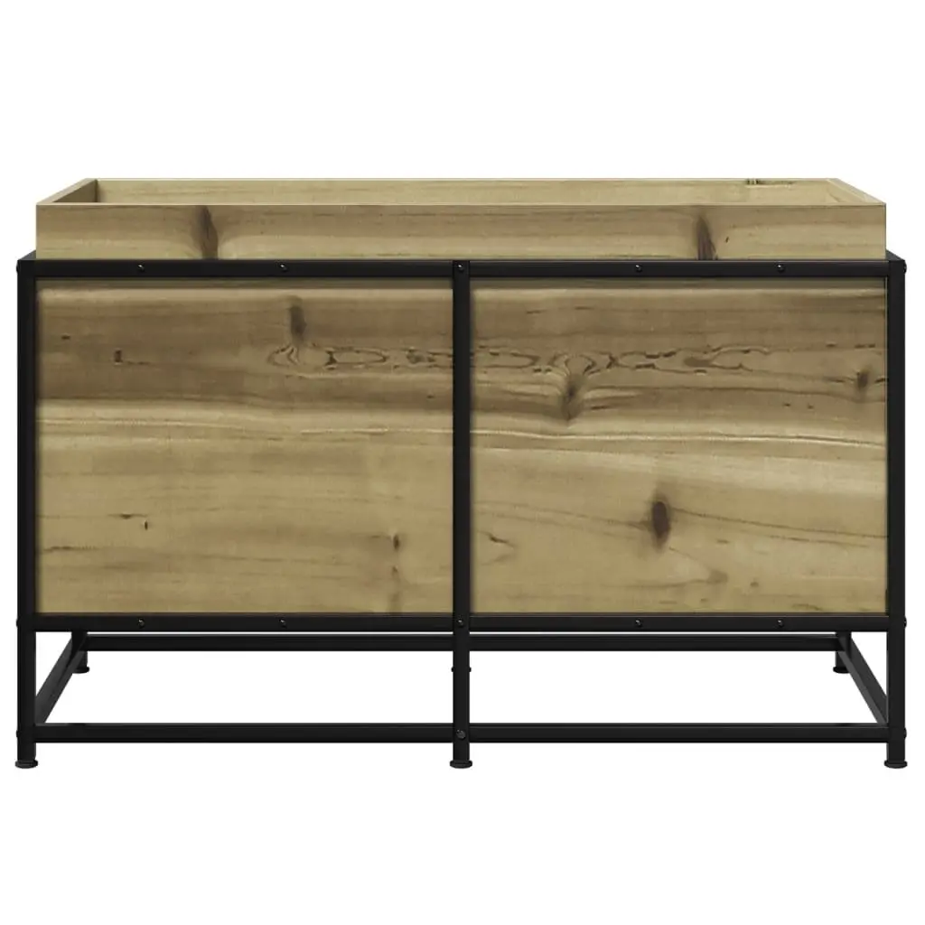 Garden Planter Box Impregnated Pine Wood 80x40x50cm Outdoor Patio Flowers
