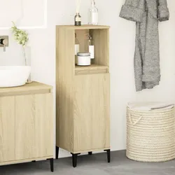 Your Friendly Brown Bathroom Cabinet: 30x30x100cm
