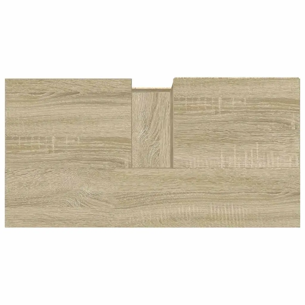 Bathroom Vanity Cabinet Engineered Wood Brown 65x33x60cm