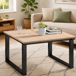 Rectangular Wooden Table Top 80x40cm Solid Pine Wood Replacement Dining Surface