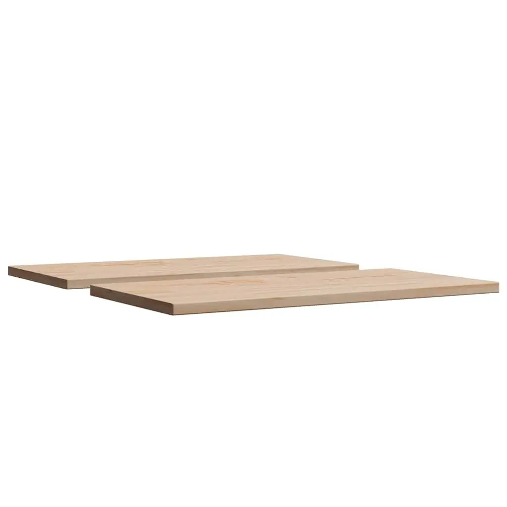 Rectangular Wooden Table Top Solid Pine Wood 80x40cm