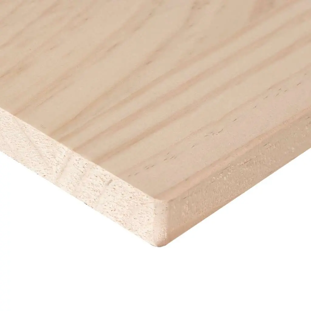 Rectangular Wooden Table Top Solid Pine Wood 80x40cm