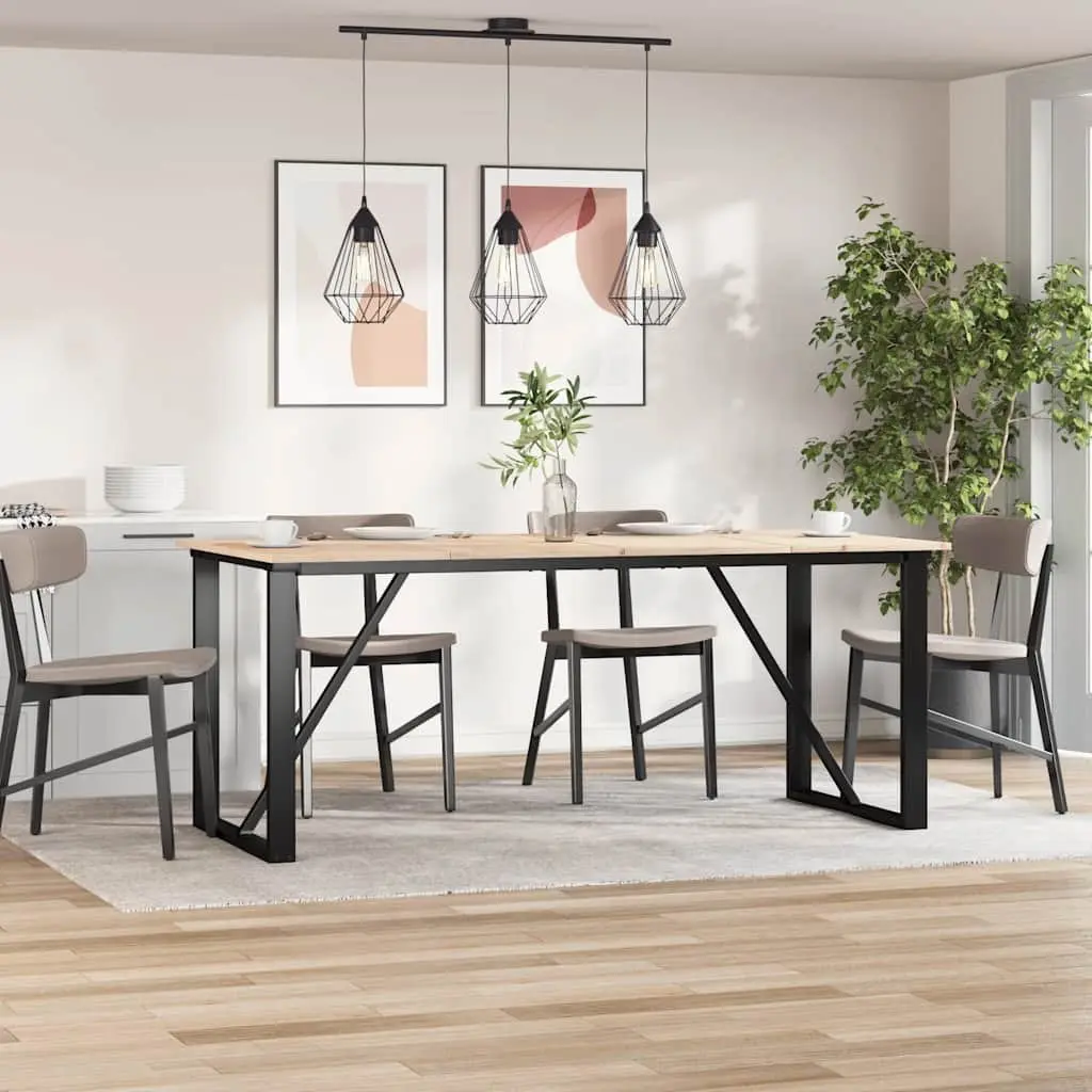 Rustic Brown Solid Pine Table Tops 90x45 cm, 4 pcs