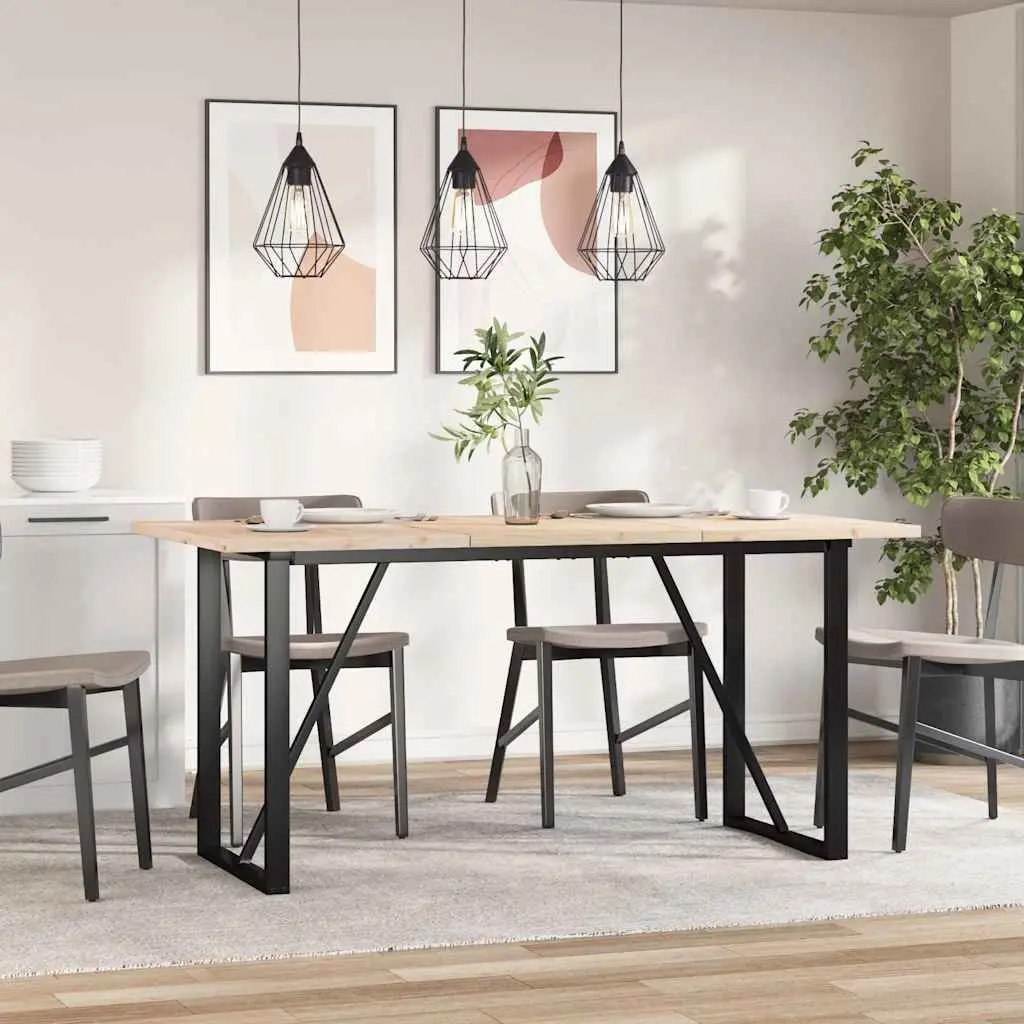 Rectangular Wooden Table Tops Solid Pine Wood 80x53cm 3 Piece