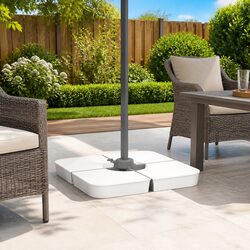 Friendly 4-Piece Parasol Base Set for Your Umbrella Needs