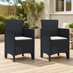 Your New Favorite Outdoor Chair Set: 2pcs Anthracite