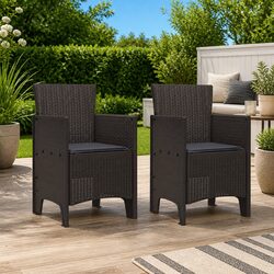 Discover Comfort with Our Brown Garden Chair Set