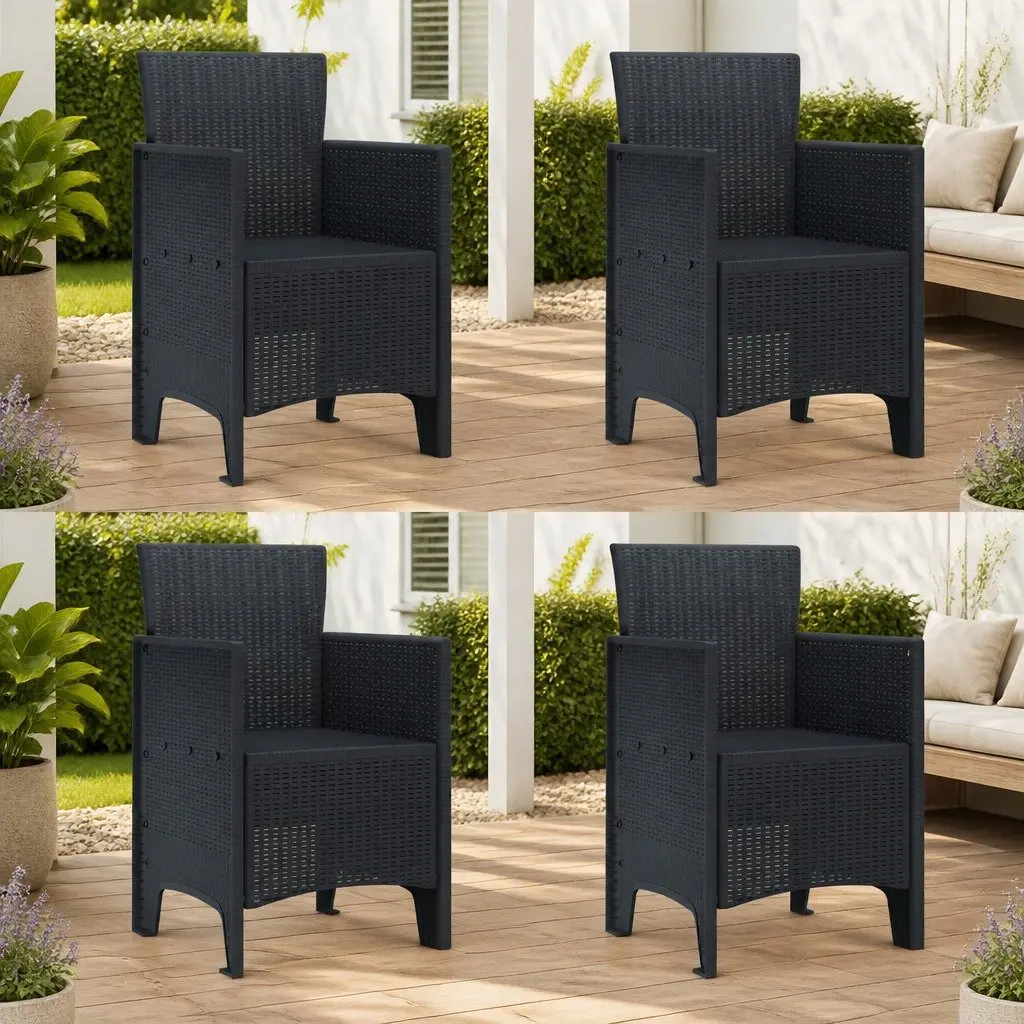 4-Piece Garden Chair Set