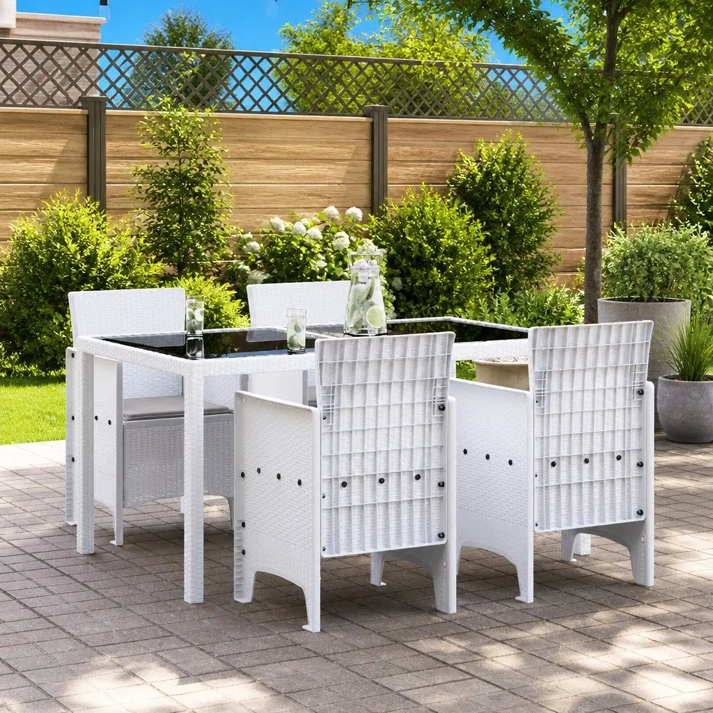 4 White Chairs