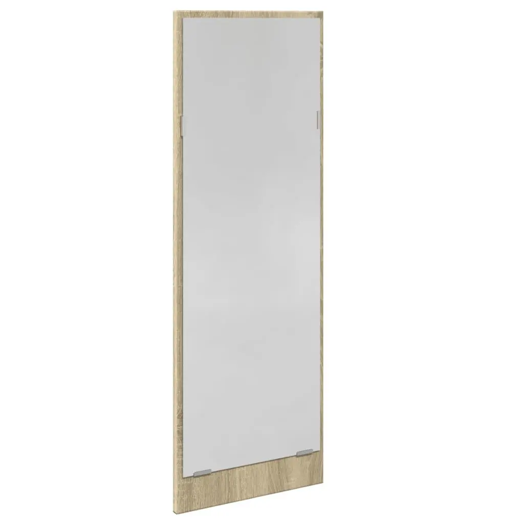 Hallway Furniture Set Multifunctional Storage Bench with Mirror and Coat Hooks