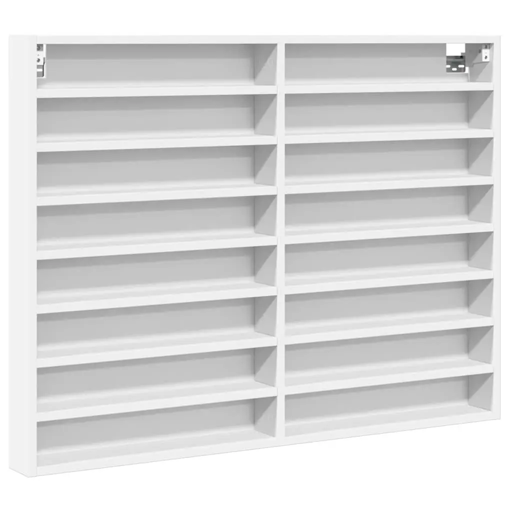 Vitrine Cabinet Wall Mounted White Floating Shelf Storage Display Ledge