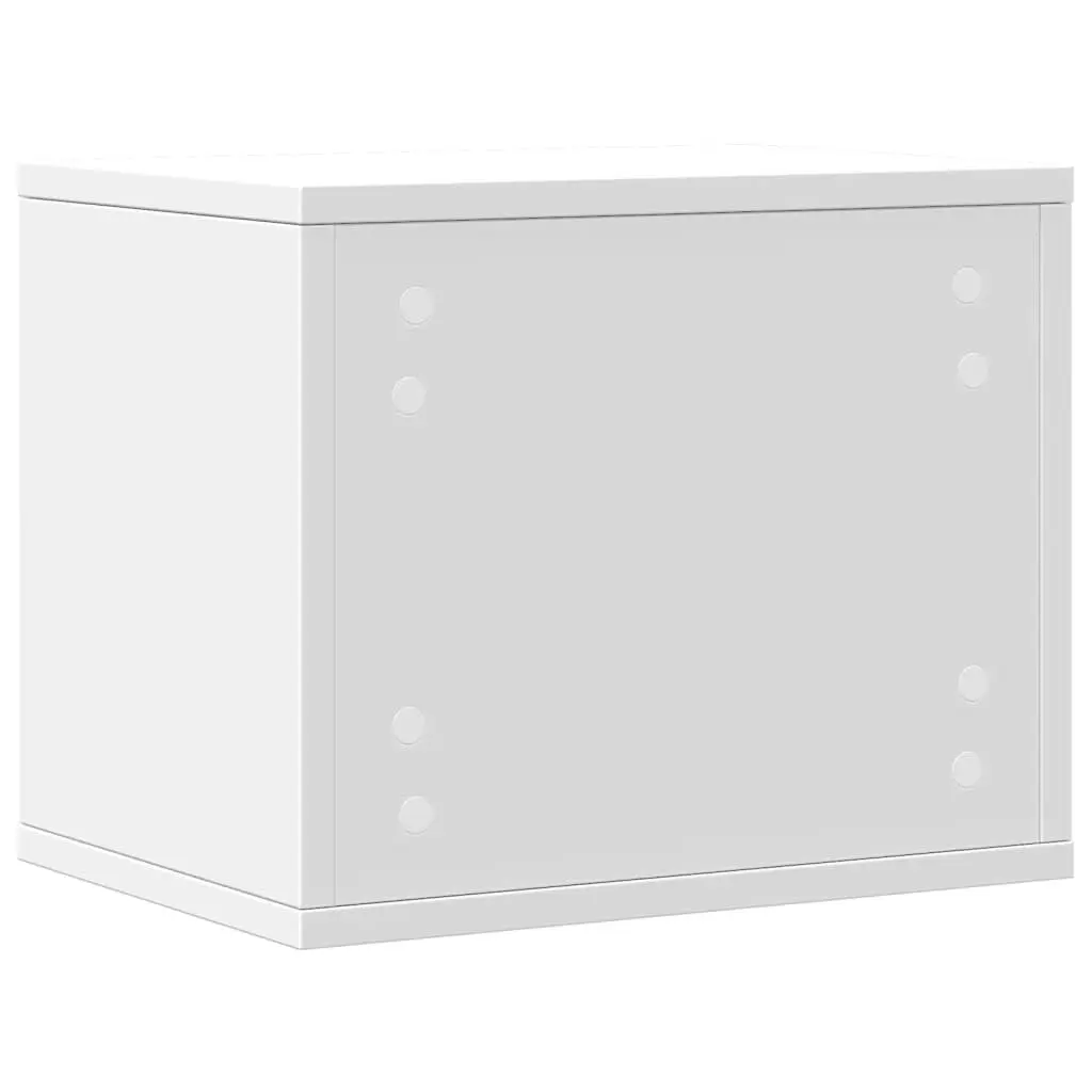 Desk Organiser White Engineered Wood 36 x 26 x 29.5 cm