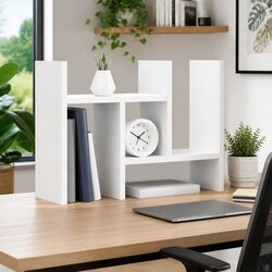 Your Ideal White Desk Organiser 34.5x15.5x35.5 cm