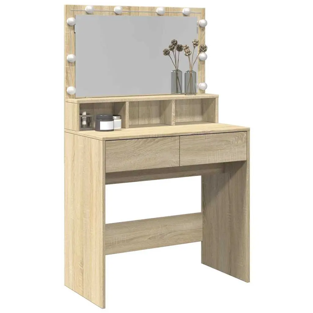 Dressing Table with LED Mirror