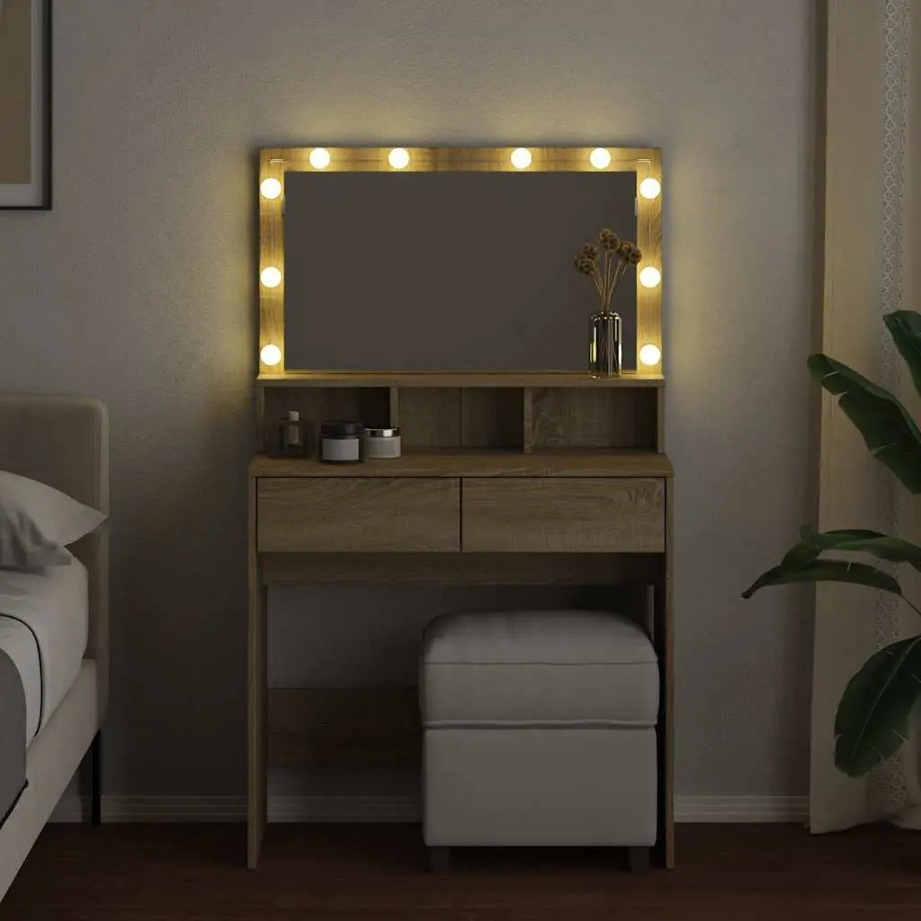 Dressing Table with LED Mirror