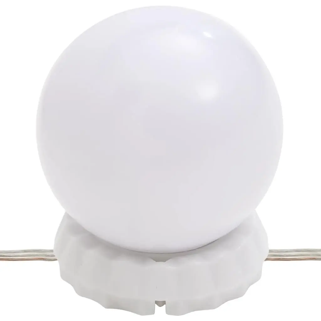 Dressing Table LED Mirror White Vanity Makeup Desk 100L x 40W x 130H cm