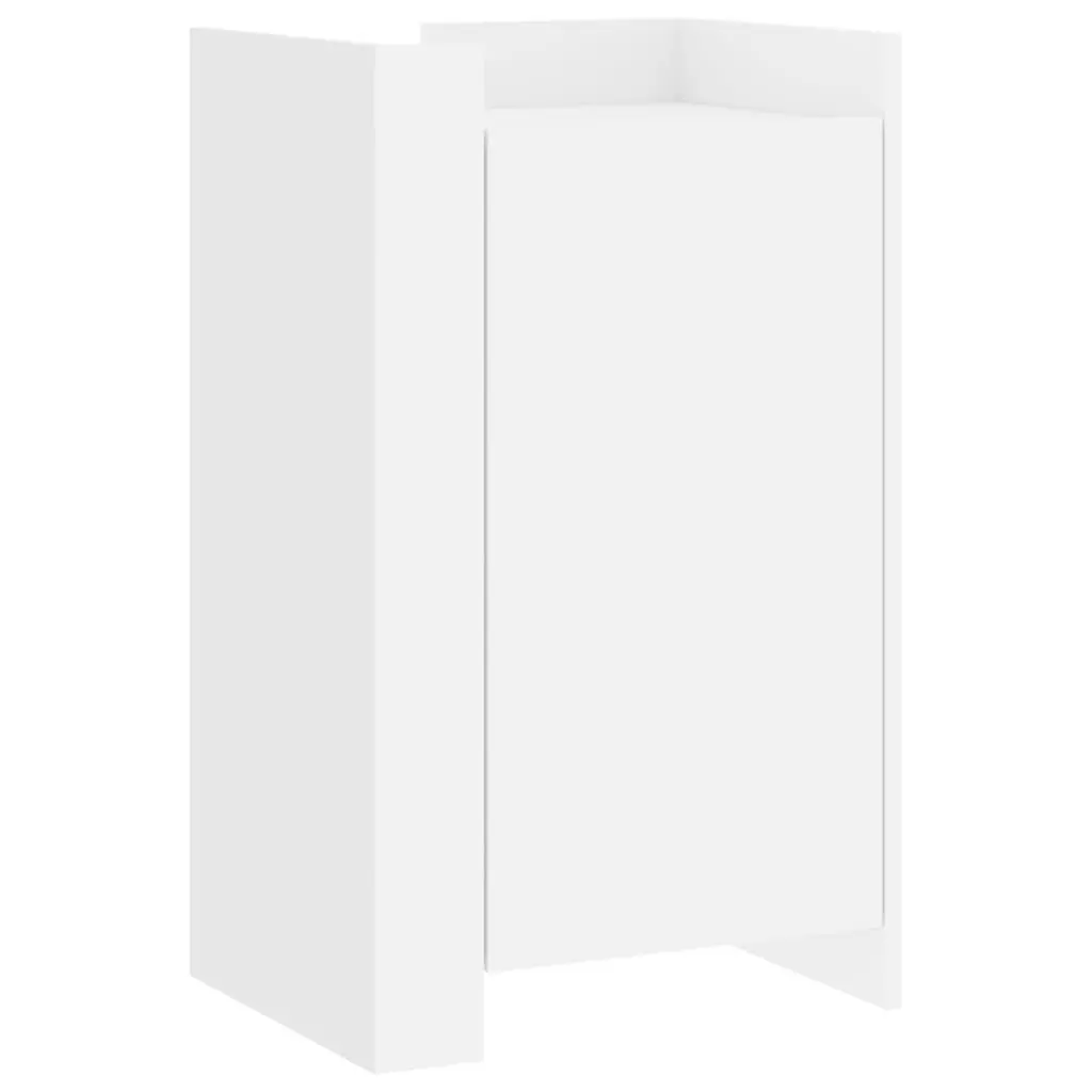 Sideboard White Engineered Wood 45x35x75 cm Storage Cabinet