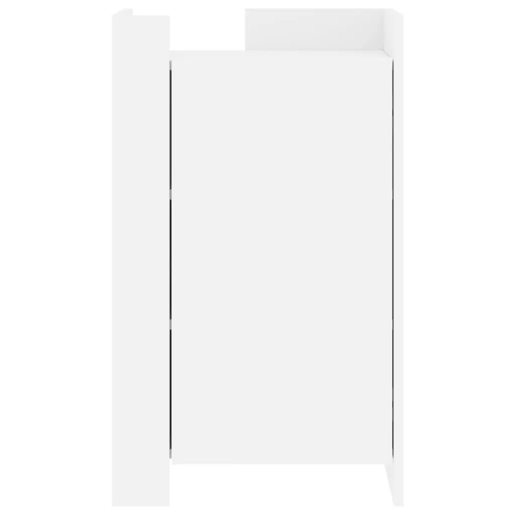 Sideboard White Engineered Wood 45x35x75 cm Storage Cabinet