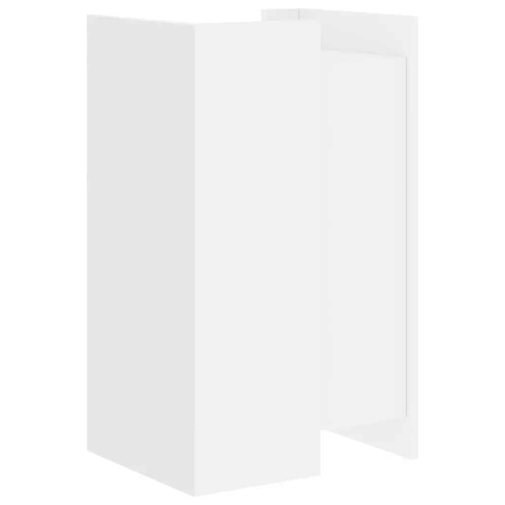 Sideboard White Engineered Wood 45x35x75 cm Storage Cabinet
