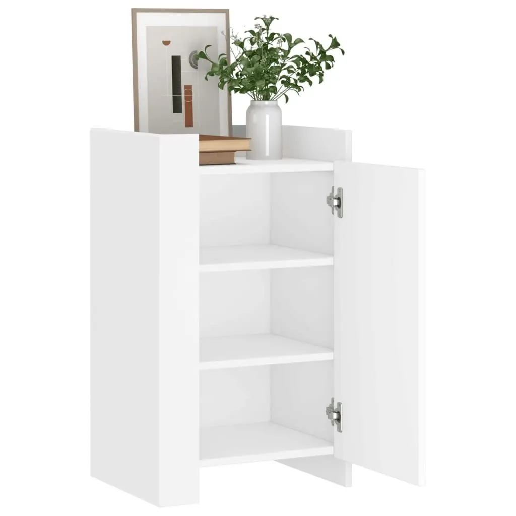 Sideboard White Engineered Wood 45x35x75 cm Storage Cabinet