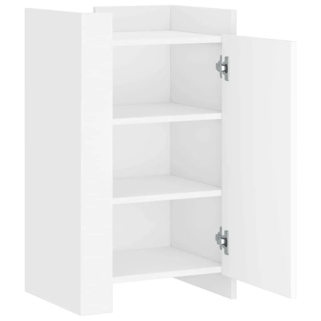 Sideboard White Engineered Wood 45x35x75 cm Storage Cabinet