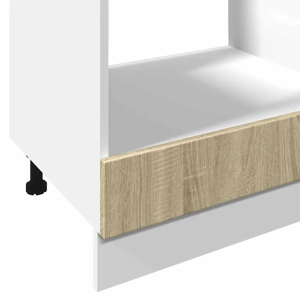 Oven Cabinet Kitchen Storage Unit Brown Engineered Wood Compact 60x46x81.5cm