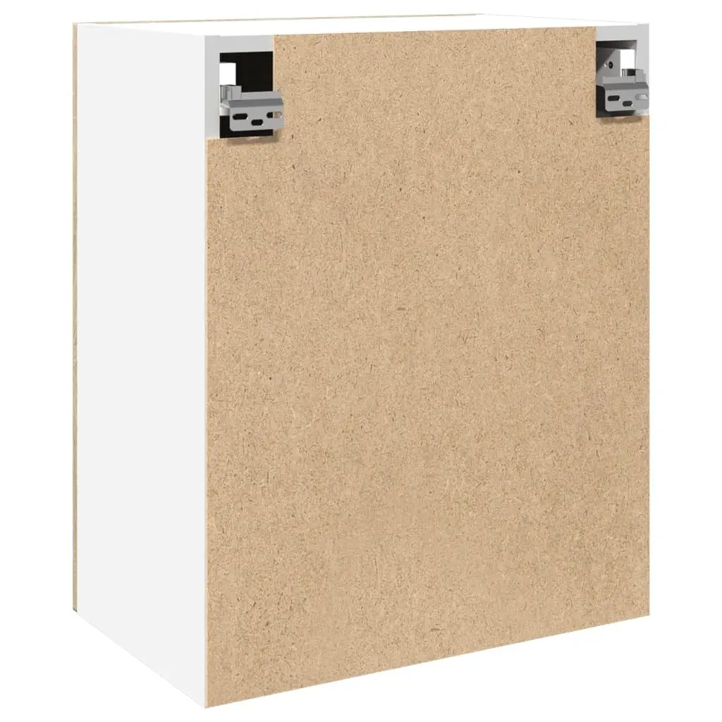 Wall Mounted Kitchen Cabinet Storage Organiser Brown Engineered Wood 50x31x60cm