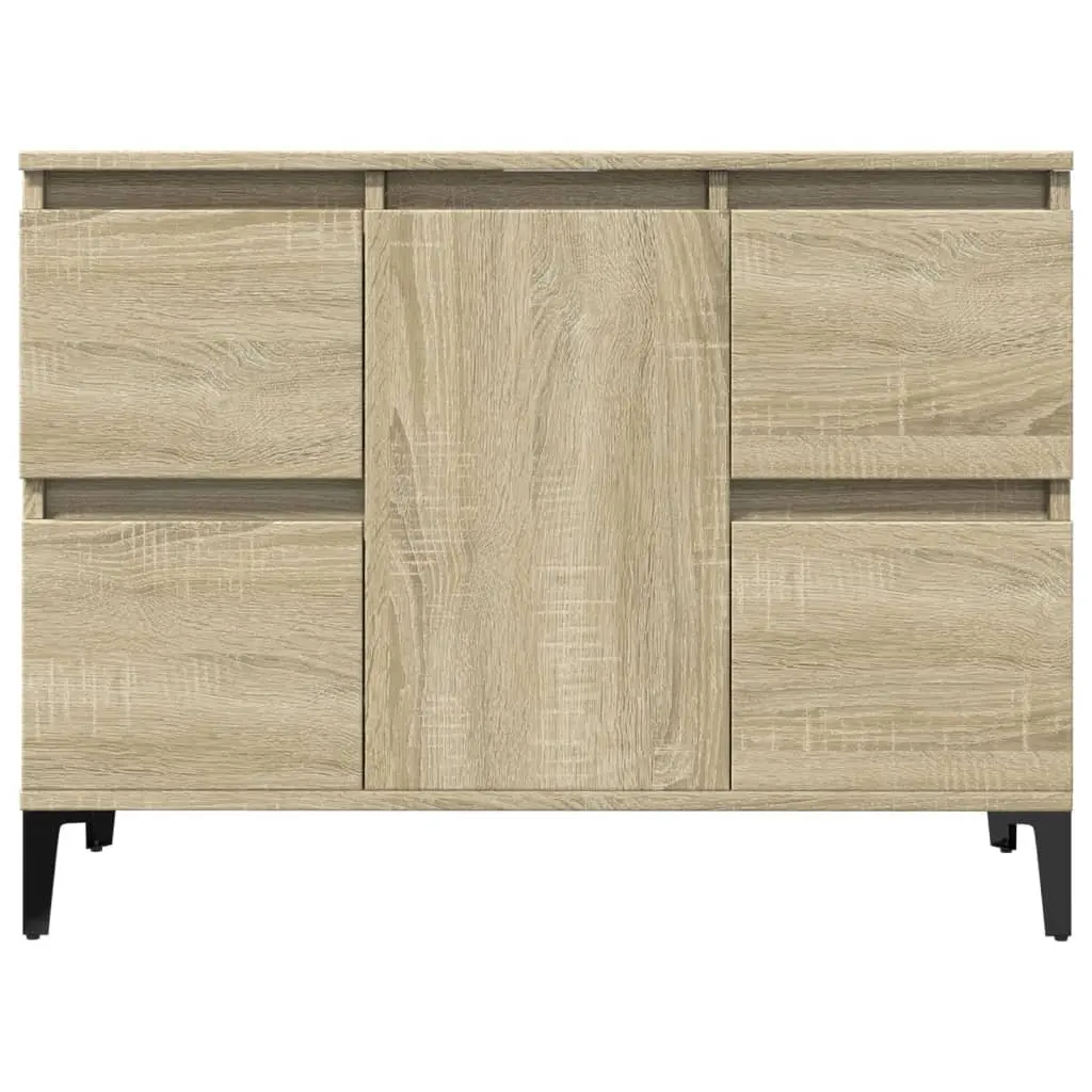 Bathroom Sink Cabinet Brown Engineered Wood 80W x 33D x 60H cm