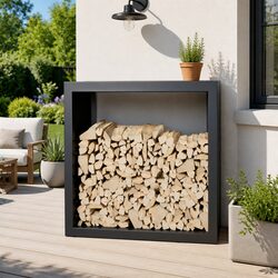 Your Friendly Firewood Rack for Easy Log Organization
